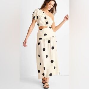 NWOT future collective polka dot cutout dress size 16
